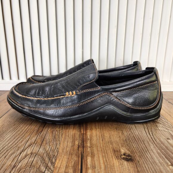 Cole Haan Tucker Venetian Slip On Loafers Mens Sz 8 M Black Leather Shoes C03557 main image 9